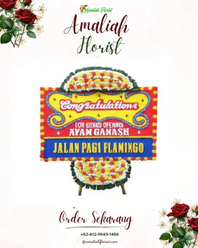 Bunga Papan Congratulation di Sentul Jaya